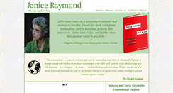 Desktop Screenshot of janiceraymond.com